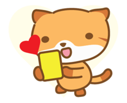 cat fukusaburo02 moving sticker #12784672