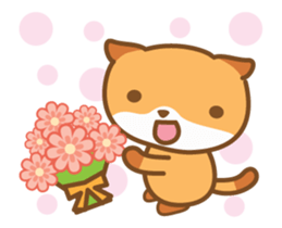 cat fukusaburo02 moving sticker #12784674