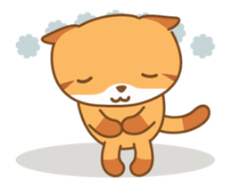 cat fukusaburo02 moving sticker #12784675