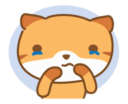 cat fukusaburo02 moving sticker #12784677