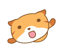 cat fukusaburo02 moving sticker #12784678