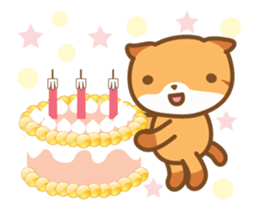 cat fukusaburo02 moving sticker #12784680