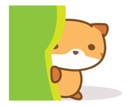 cat fukusaburo02 moving sticker #12784683