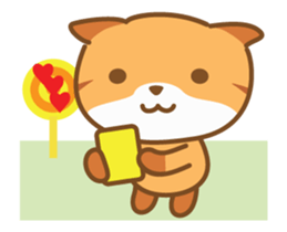 cat fukusaburo02 moving sticker #12784685