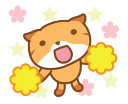 cat fukusaburo02 moving sticker #12784686