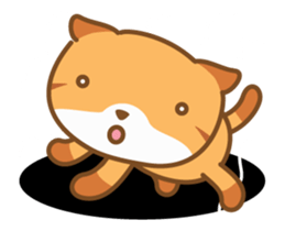 cat fukusaburo02 moving sticker #12784689