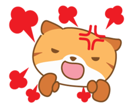 cat fukusaburo02 moving sticker #12784690