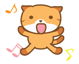 cat fukusaburo02 moving sticker #12784691