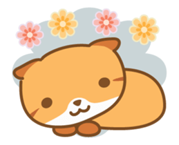 cat fukusaburo02 moving sticker #12784693