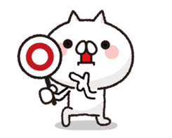 Move ! Cat to notes at full power 3 sticker #12784863