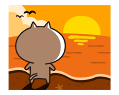 Move ! Cat to notes at full power 3 sticker #12784877