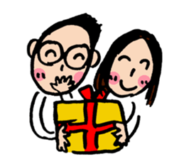 Let's celebrate UFO's wedding~ sticker #12785081