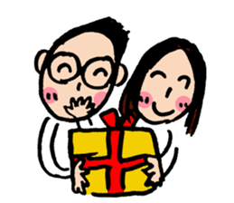 Let's celebrate UFO's wedding~ sticker #12785081