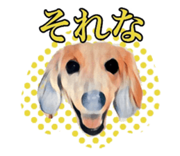 Dachshund real sticker sticker #12786038