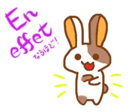 Talk with CHICK in French! sticker #12786253