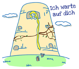 Fairy tales in German sticker #12786473
