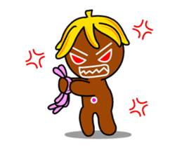 Banana Ginger Bread Man sticker #12787122