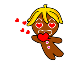 Banana Ginger Bread Man sticker #12787123