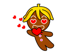 Banana Ginger Bread Man sticker #12787123