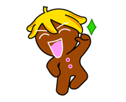 Banana Ginger Bread Man sticker #12787124