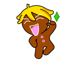 Banana Ginger Bread Man sticker #12787124