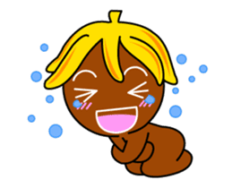 Banana Ginger Bread Man sticker #12787125