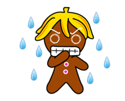 Banana Ginger Bread Man sticker #12787132