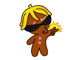 Banana Ginger Bread Man sticker #12787134