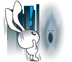 Bunny something to say sticker #12787539