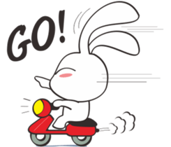 Bunny something to say sticker #12787540