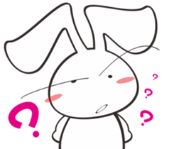 Bunny something to say sticker #12787562