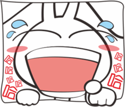 Bunny something to say sticker #12787564