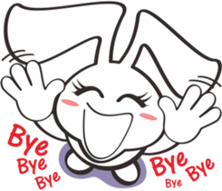 Bunny something to say sticker #12787565