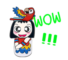 Hello! My name is Misaka.^__^ sticker #12787567