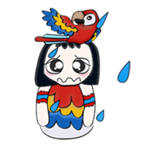 Hello! My name is Misaka.^__^ sticker #12787577