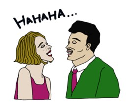 Lady & Gentleman . sticker #12788945