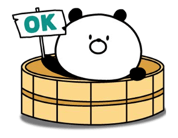 It moves! Mr. dull joke panda sticker #12789769