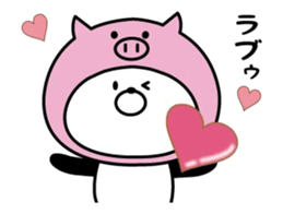 It moves! Mr. dull joke panda sticker #12789783