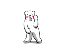 Shirokumajin Animation sticker #12790234