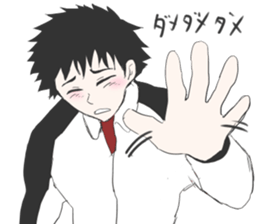 Sticker of boys sticker #12790266