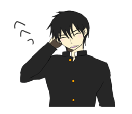 Sticker of boys sticker #12790286