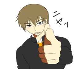 Sticker of boys sticker #12790293