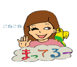 parakeet owner sticker #12790642