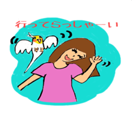 parakeet owner sticker #12790654