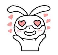 Putchy Megane Rabbit sticker #12791854