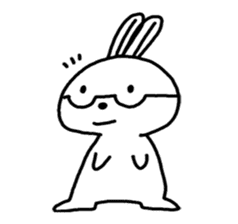 Putchy Megane Rabbit sticker #12791857