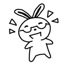 Putchy Megane Rabbit sticker #12791858