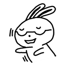 Putchy Megane Rabbit sticker #12791863