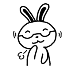 Putchy Megane Rabbit sticker #12791864