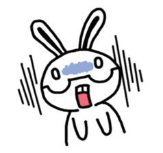 Putchy Megane Rabbit sticker #12791866